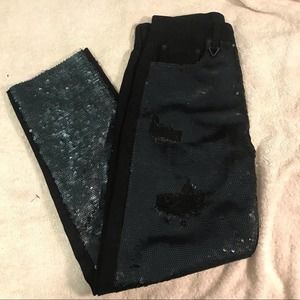 Neon Blonde Dolls Kill Black Lazy Lover Jeans 26